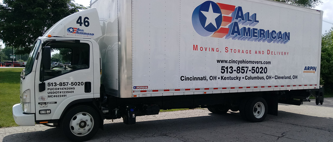 New Moving Truck for All American moving Storage and Delivery